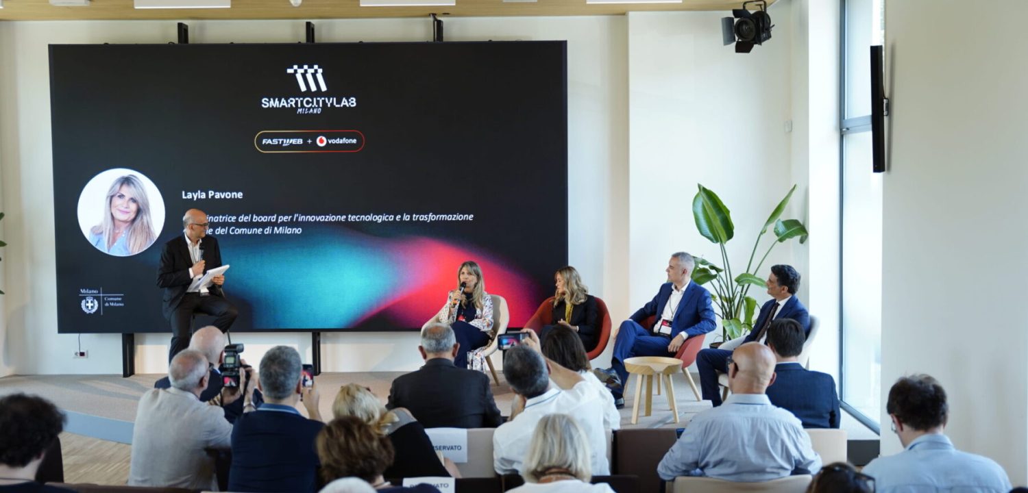 Inaugurazione dell'Innovation Hub di Fastweb e Vodafone a Milano