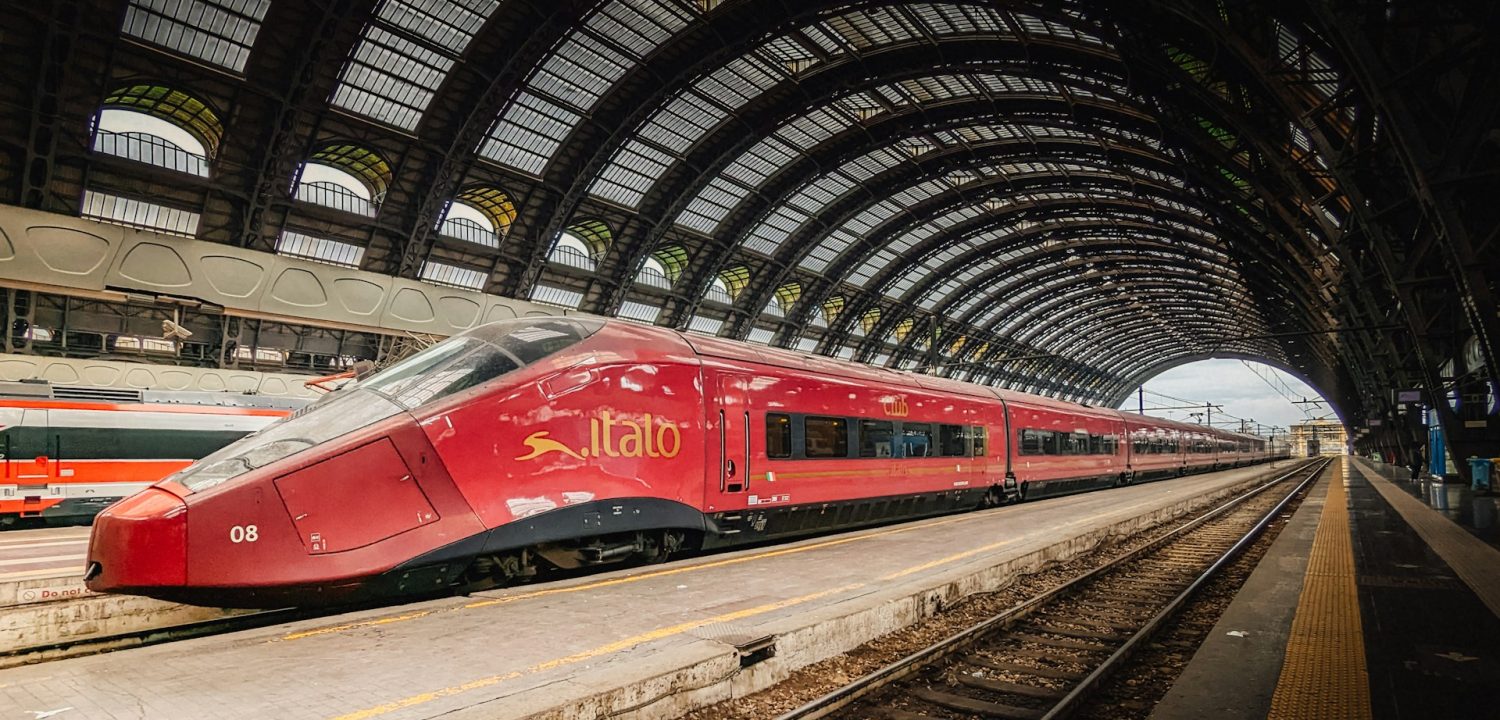 Treno Italo in viaggio