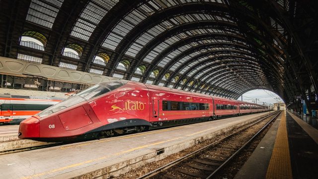 Treno Italo in viaggio
