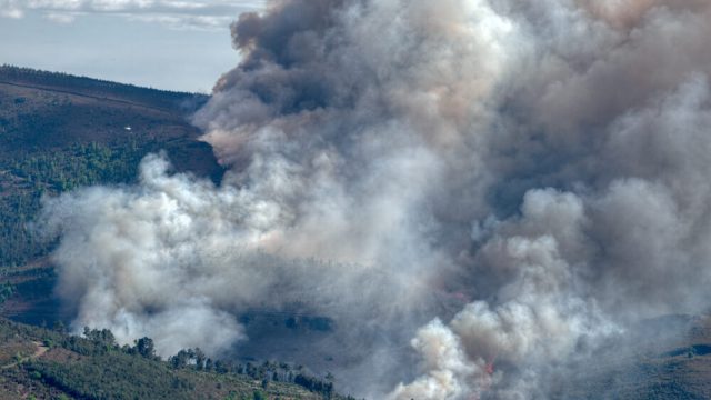 Incendi in Spagna e Francia
