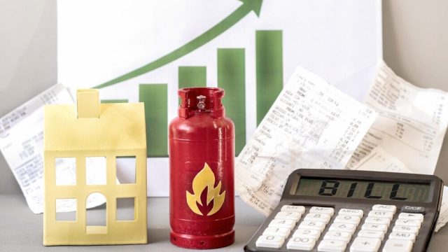 Grafico dei consumi di gas in Italia