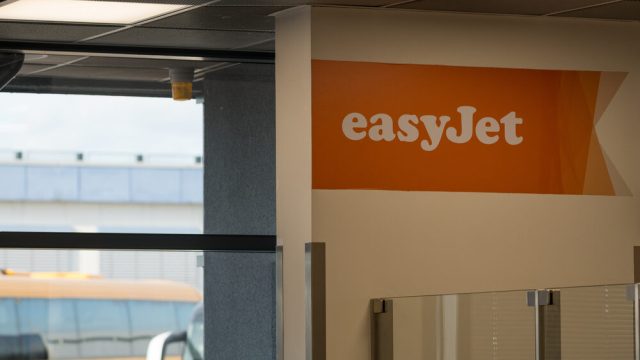easyJet aereo in volo