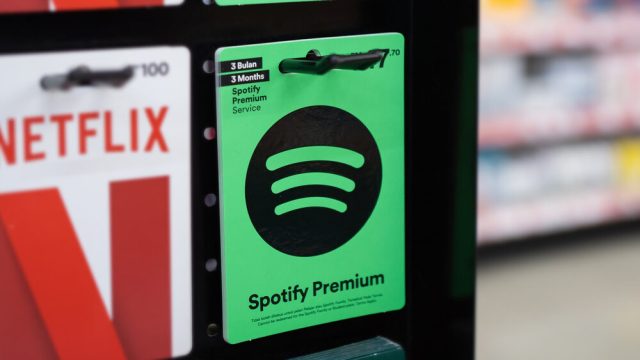 Logo di Spotify con grafico di crescita