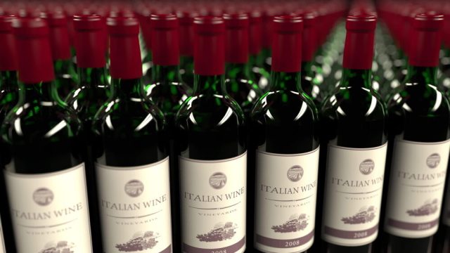 Esportazioni di vino italiano negli Stati Uniti