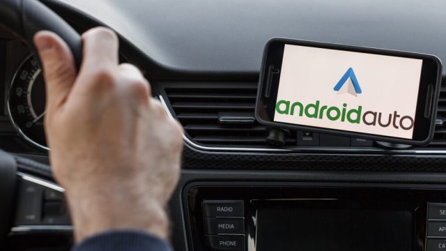 Screenshot di Android Auto