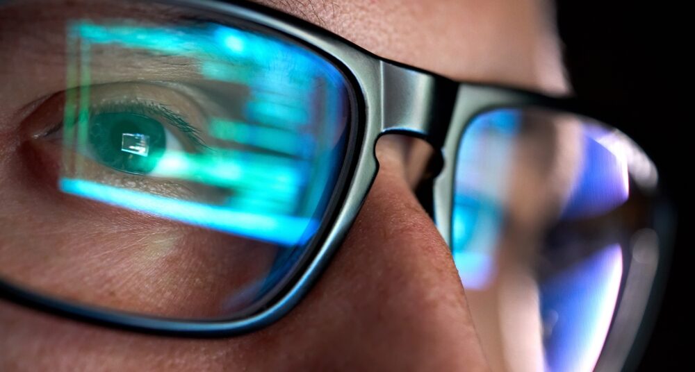 Smart glasses in uso