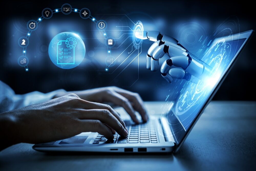 Immagine che rappresenta l'uso dell'intelligenza artificiale nel lavoro